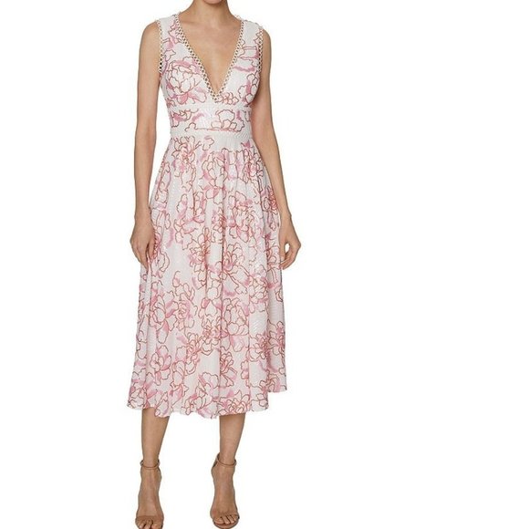 Laundry By Shelli Segal Dresses & Skirts - Laundry By Shelli Segal Sequin Embroidered Lined Midi Dress